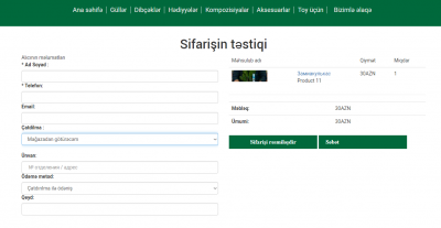 Opencart'a sürətli sifariş sisteminin qurulması